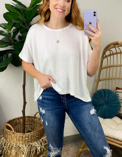 Betty | Knit Oversized Top