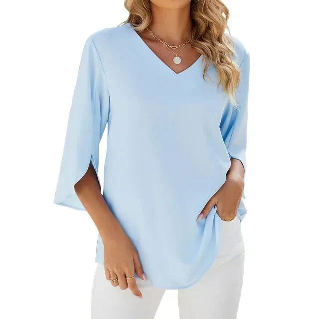 Teagan | Timeless V-neck Blouse