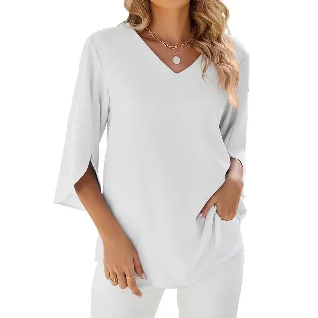 Teagan | Timeless V-neck Blouse