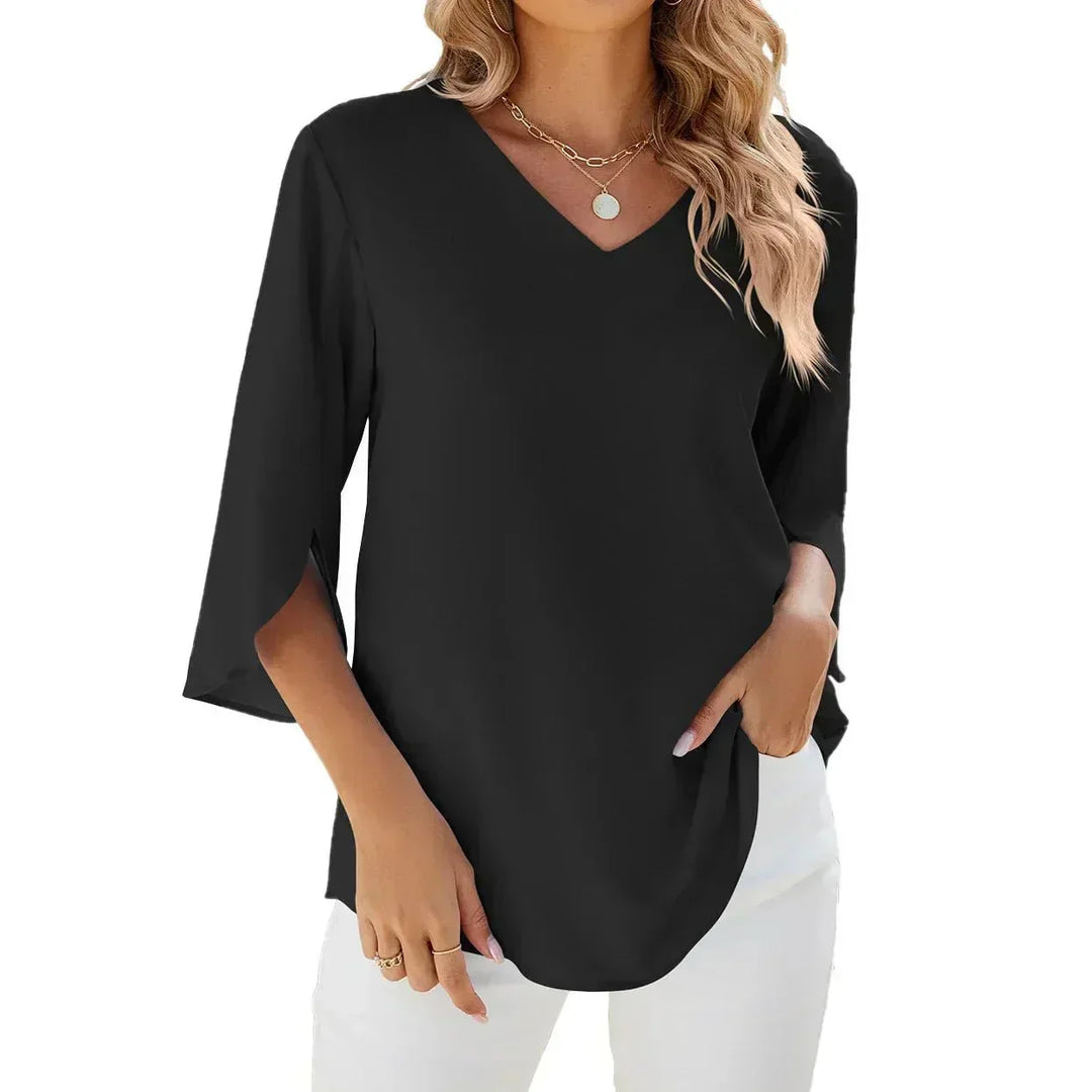 Teagan | Timeless V-neck Blouse