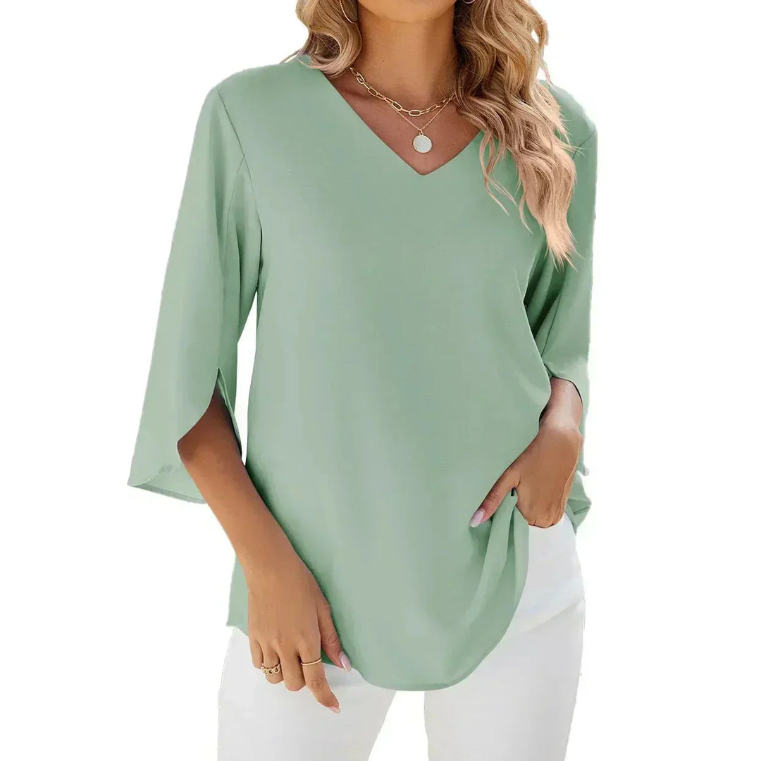 Teagan | Timeless V-neck Blouse
