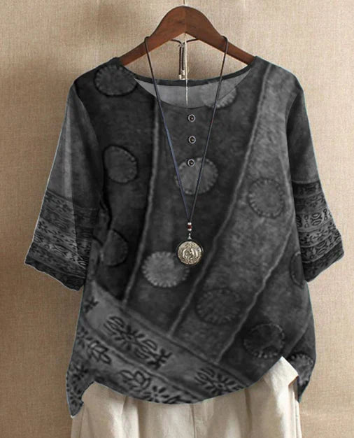 Candice | Flowy Boho Print Top