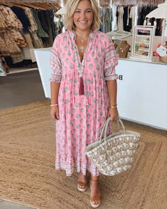 Kaitlin | Bohemian Midi Dress