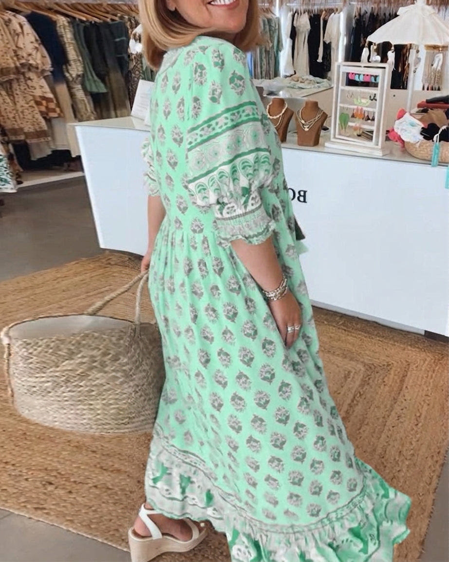 Kaitlin | Bohemian Midi Dress