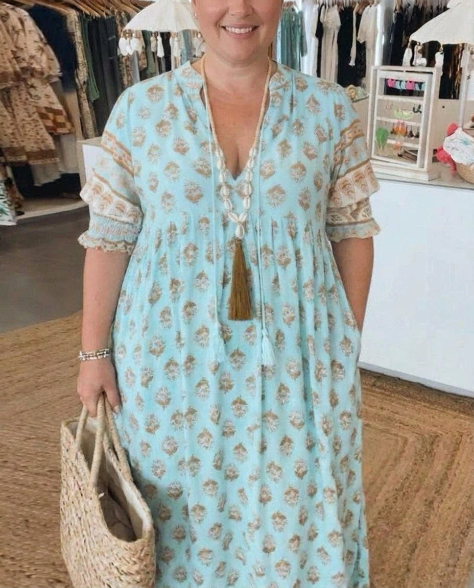 Kaitlin | Bohemian Midi Dress