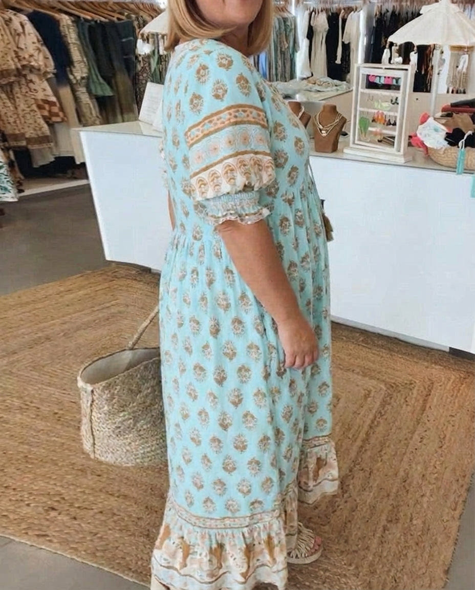 Kaitlin | Bohemian Midi Dress