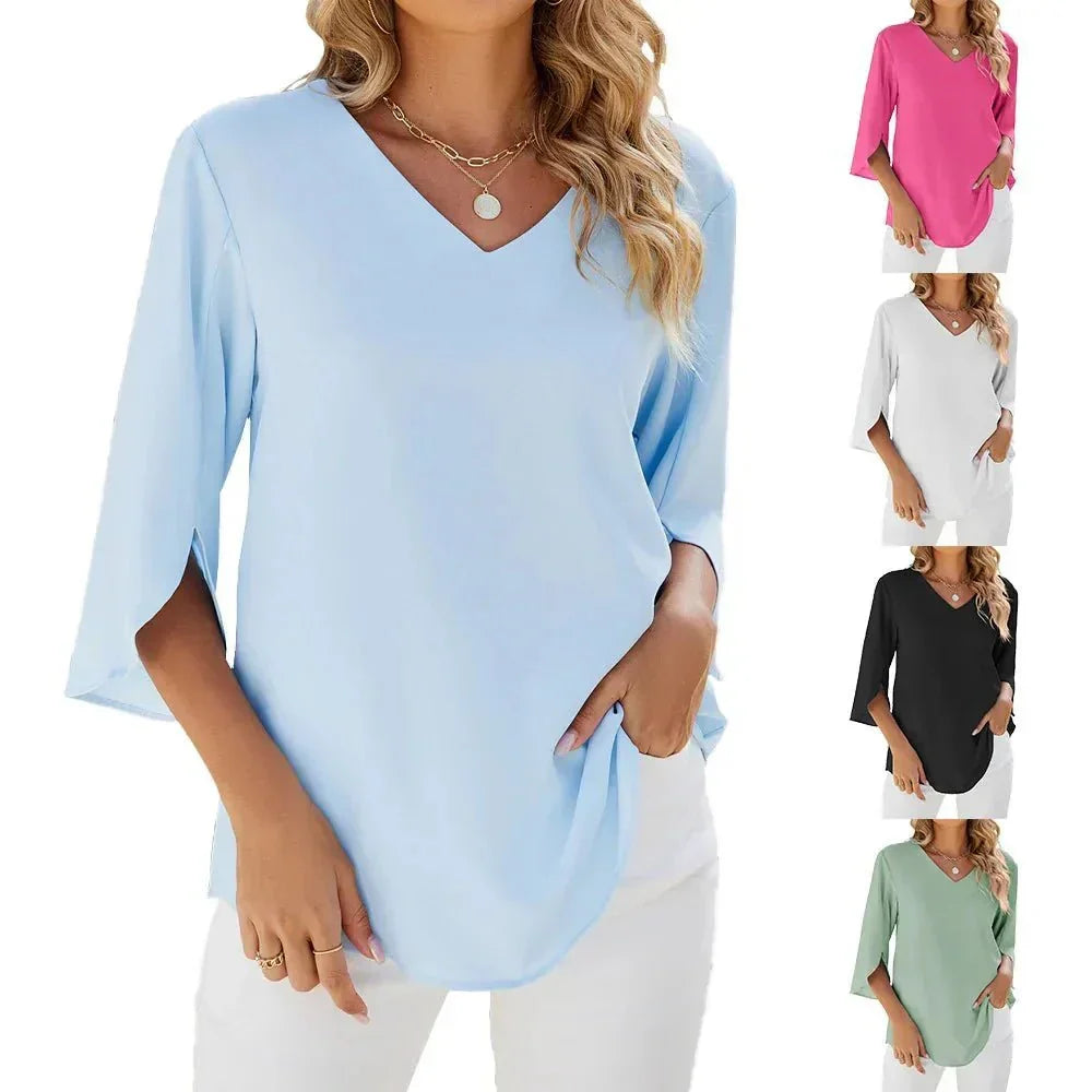 Teagan | Timeless V-neck Blouse