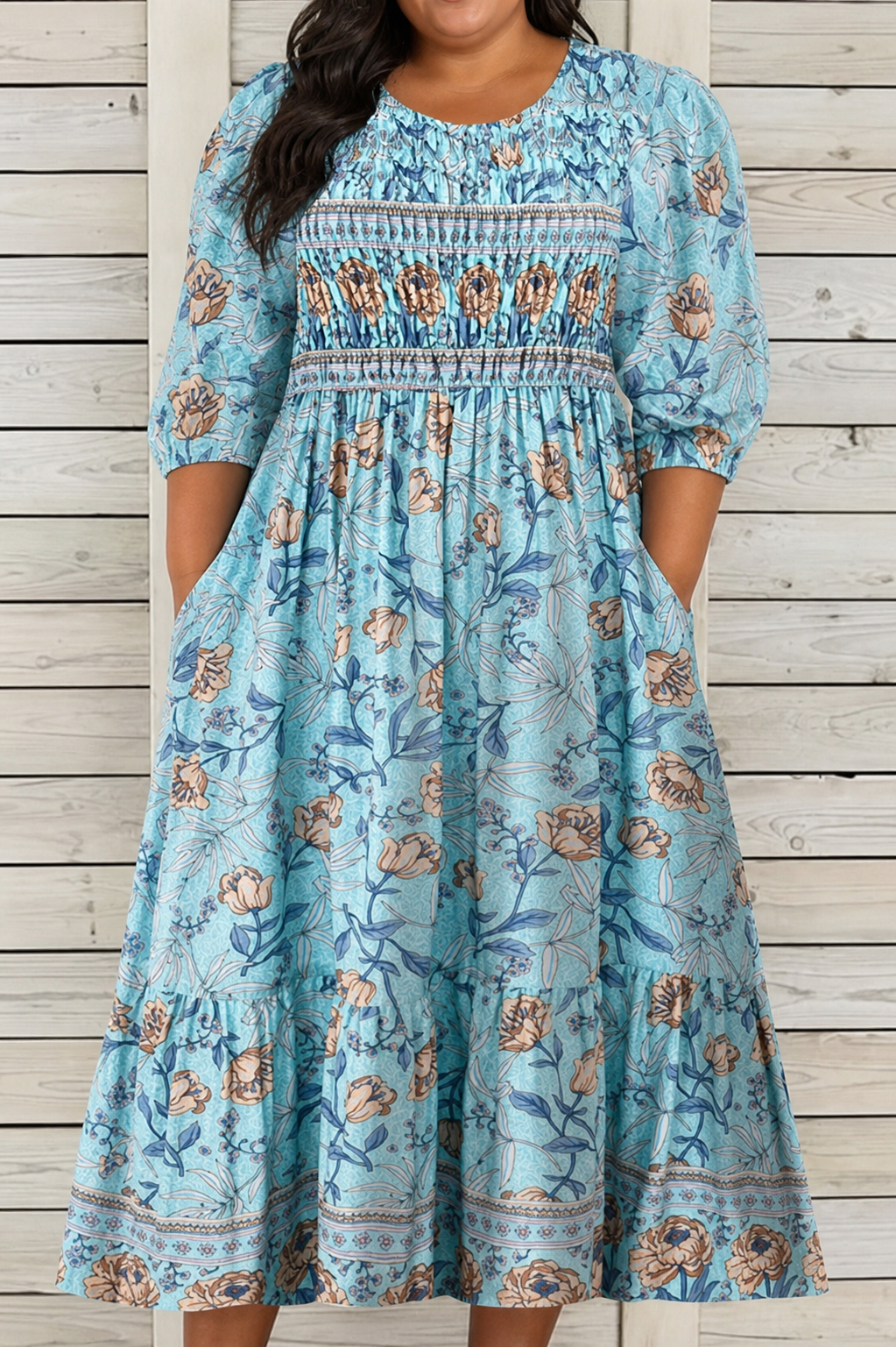 Emma-Lee | Relaxed Round-Neck Dress