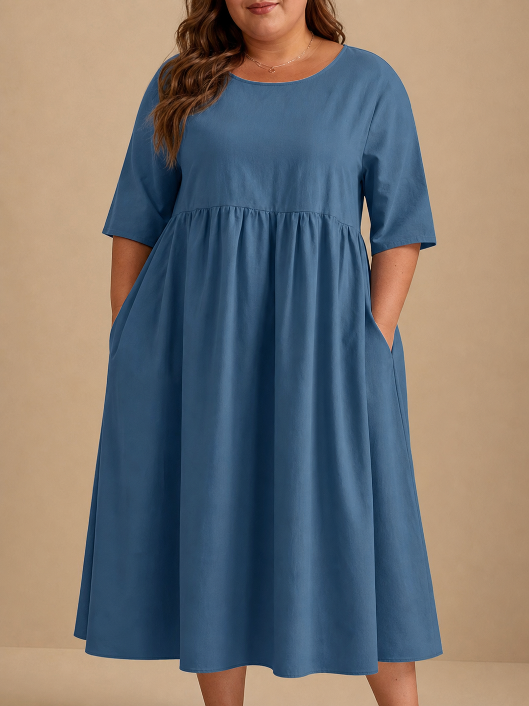 Nannie | Classic Mid Sleeve Dress