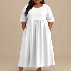 Nannie | Classic Mid Sleeve Dress