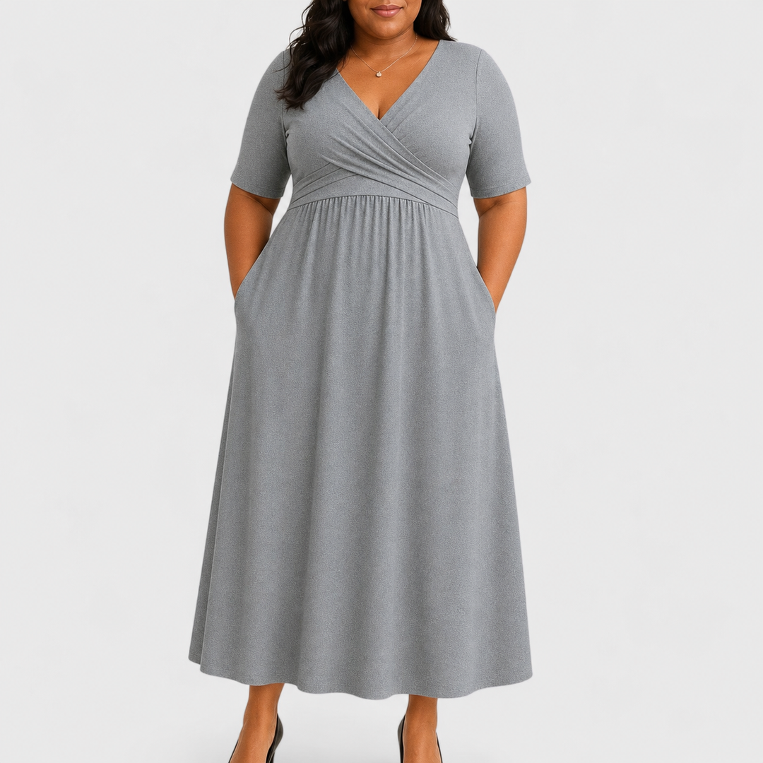 Lacey | Elegant Midi Dress with Pockets