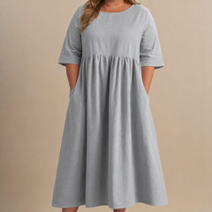 Nannie | Classic Mid Sleeve Dress