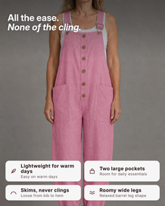 Jeannie | Relaxed Linen-Look Jumpsuit benefits