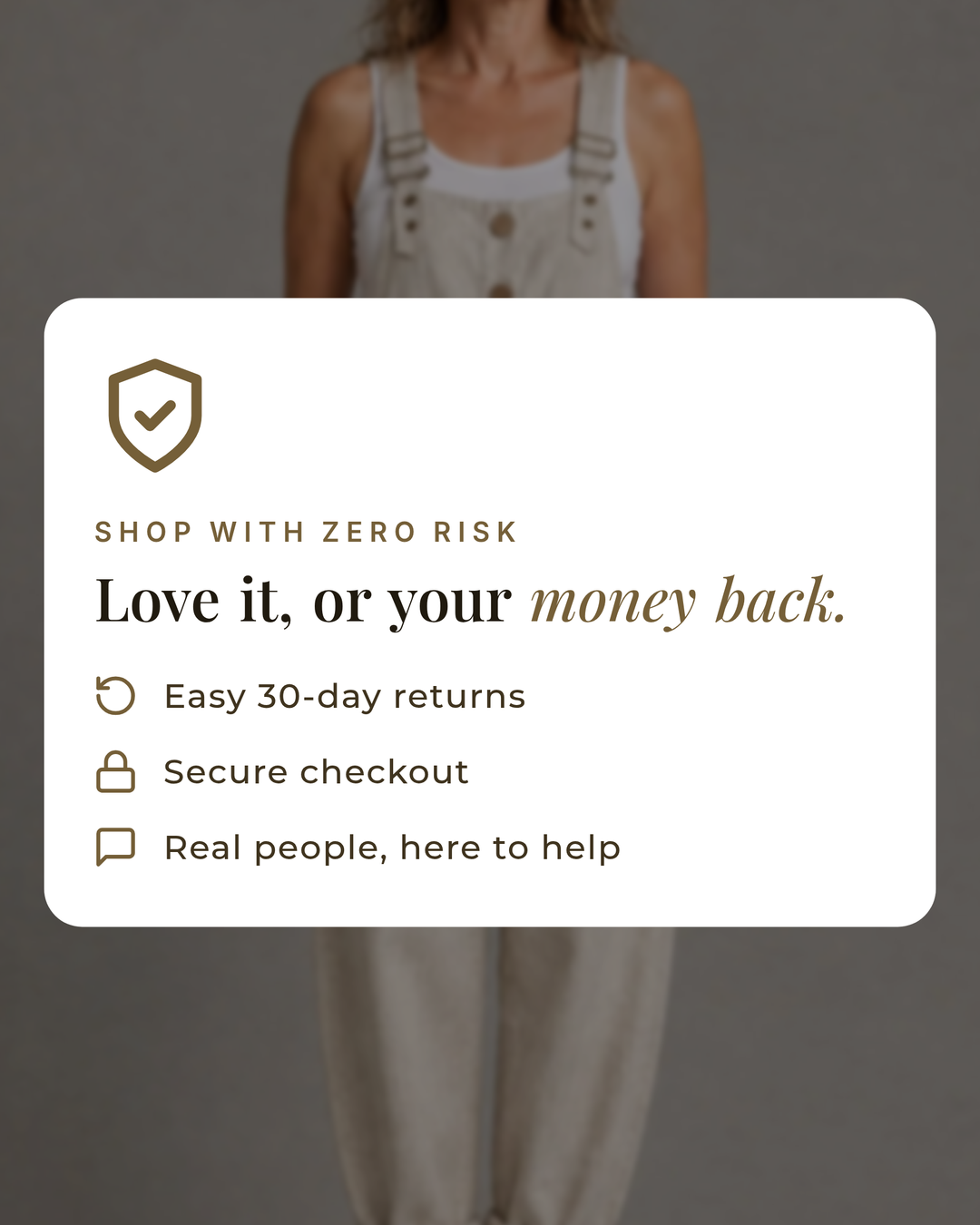 Jeannie | Relaxed Linen-Look Jumpsuit money-back guarantee
