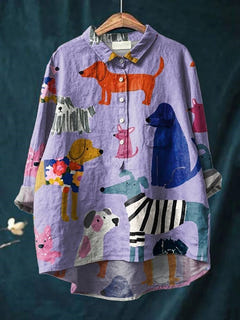 Maeve | Brooks Playful Print Blouse