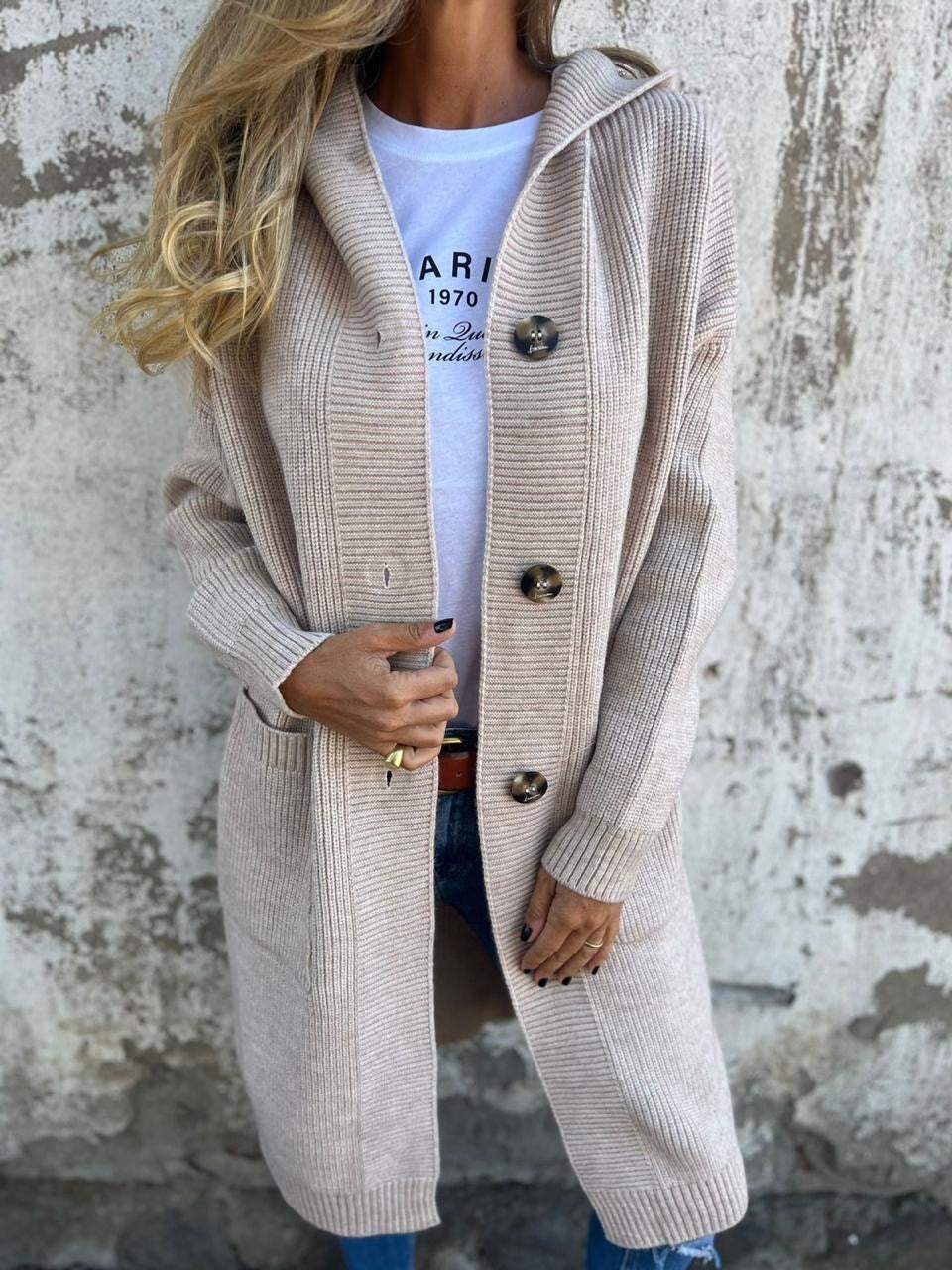 Pádraigín | Chic Long Knit Cardigan