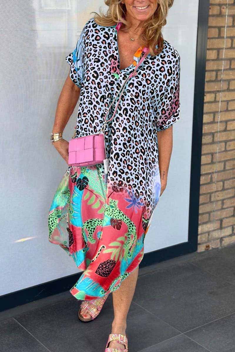 Eilidh | Casual Leopard Print Dress