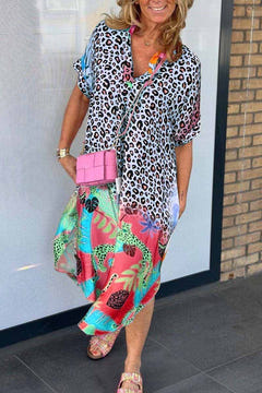 Eilidh | Casual Leopard Print Dress