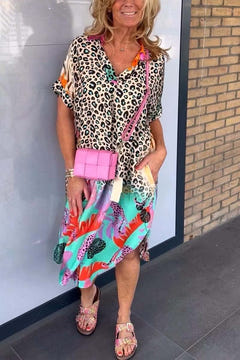 Eilidh | Casual Leopard Print Dress