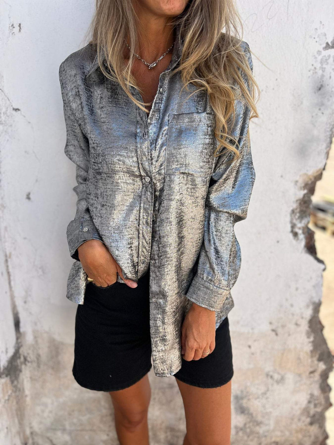 Mairi | Radiant Shimmer Blouse
