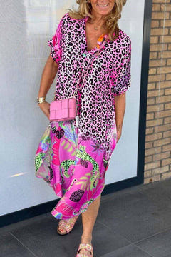 Eilidh | Casual Leopard Print Dress