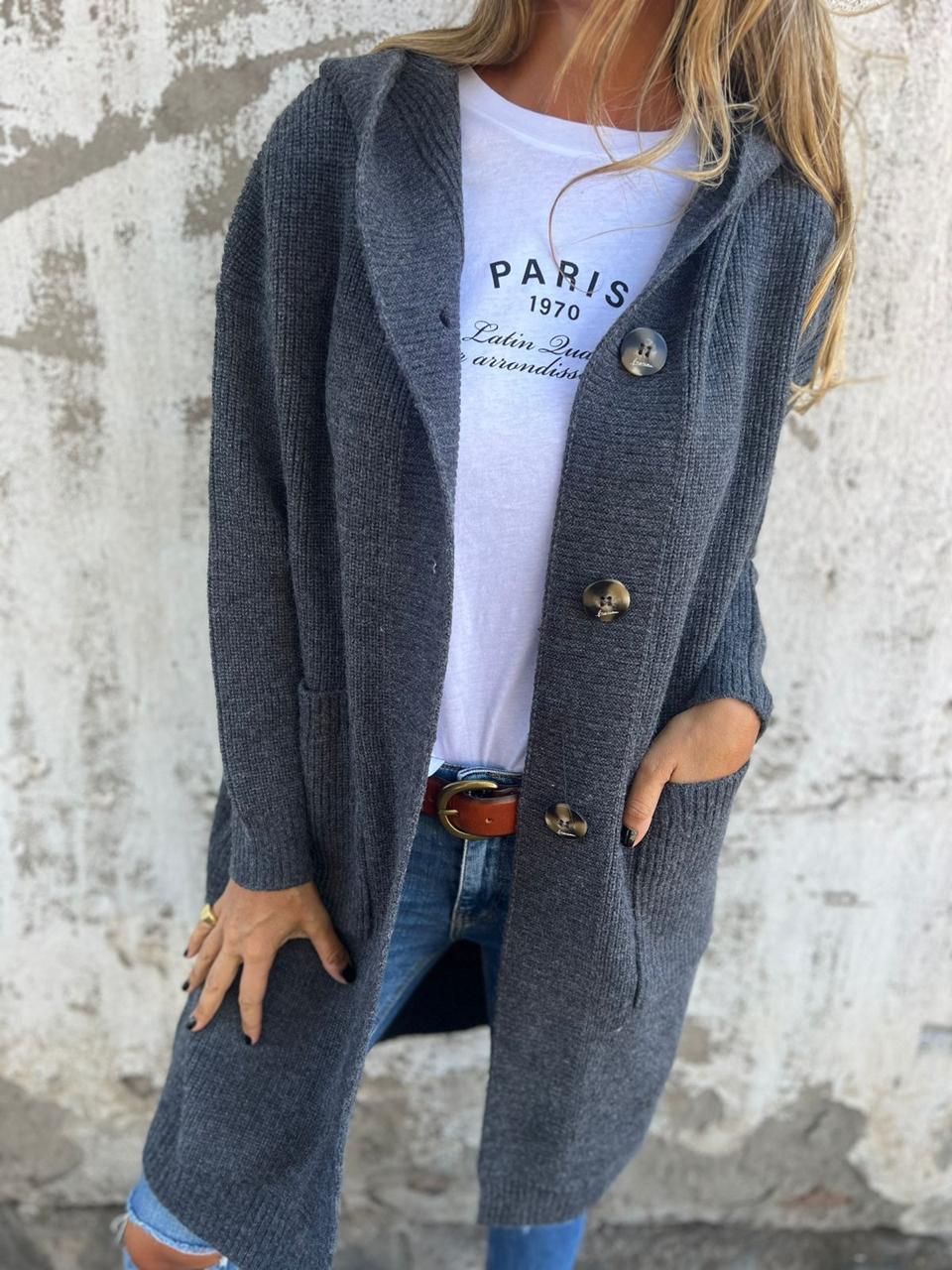 Pádraigín | Chic Long Knit Cardigan