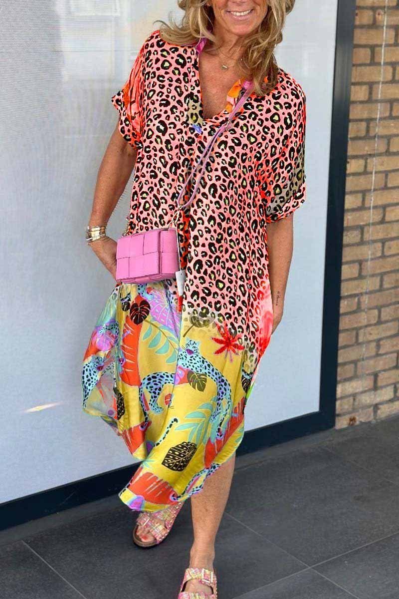 Eilidh | Casual Leopard Print Dress