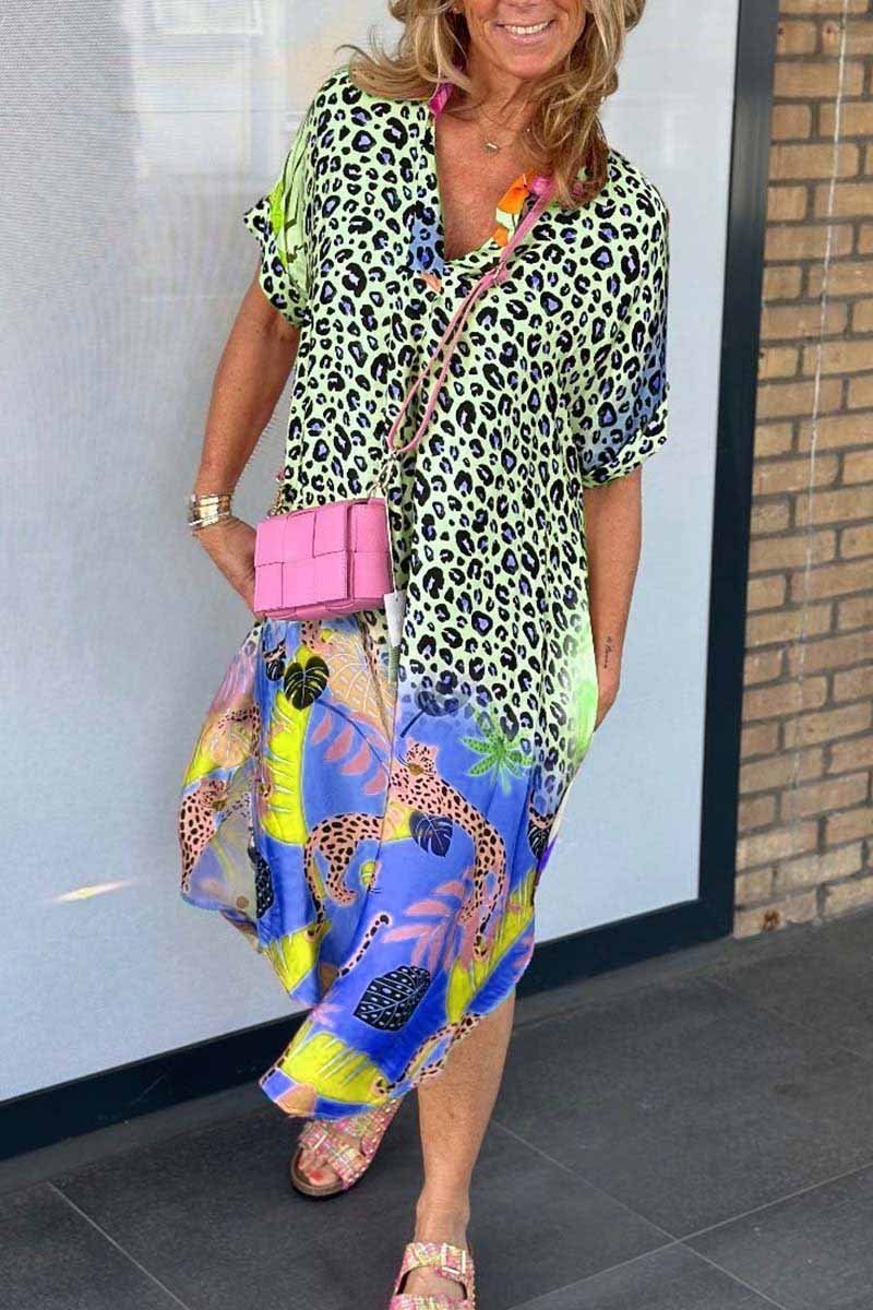 Eilidh | Casual Leopard Print Dress