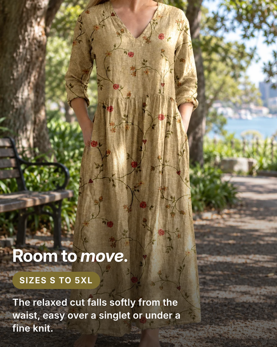 Jules | Floral Summer Dress fit and sizes