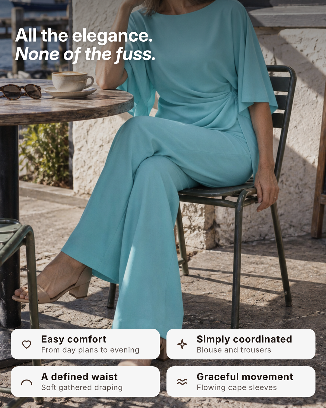 Kalea | Blouse and Trouser Set benefits