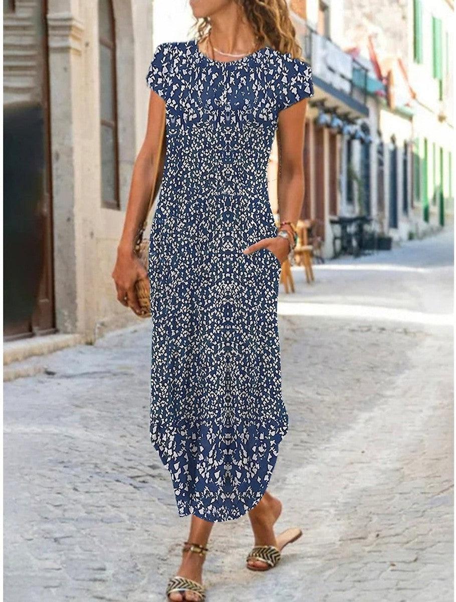Judith | Blue Garden Maxi