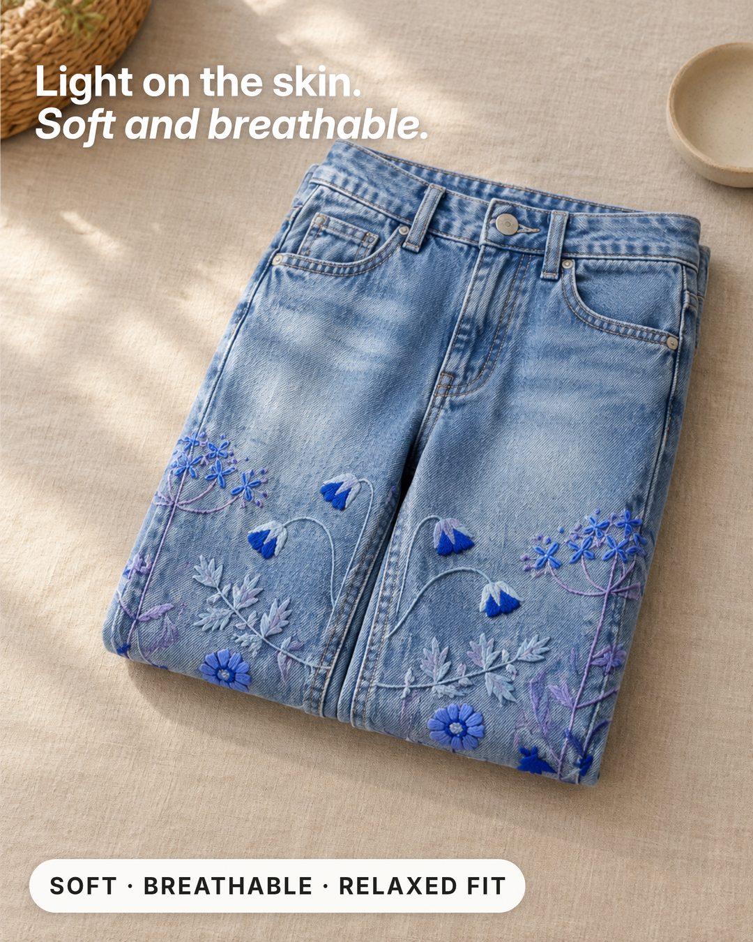 Lillis | Casual Comfort Trousers fabric close-up