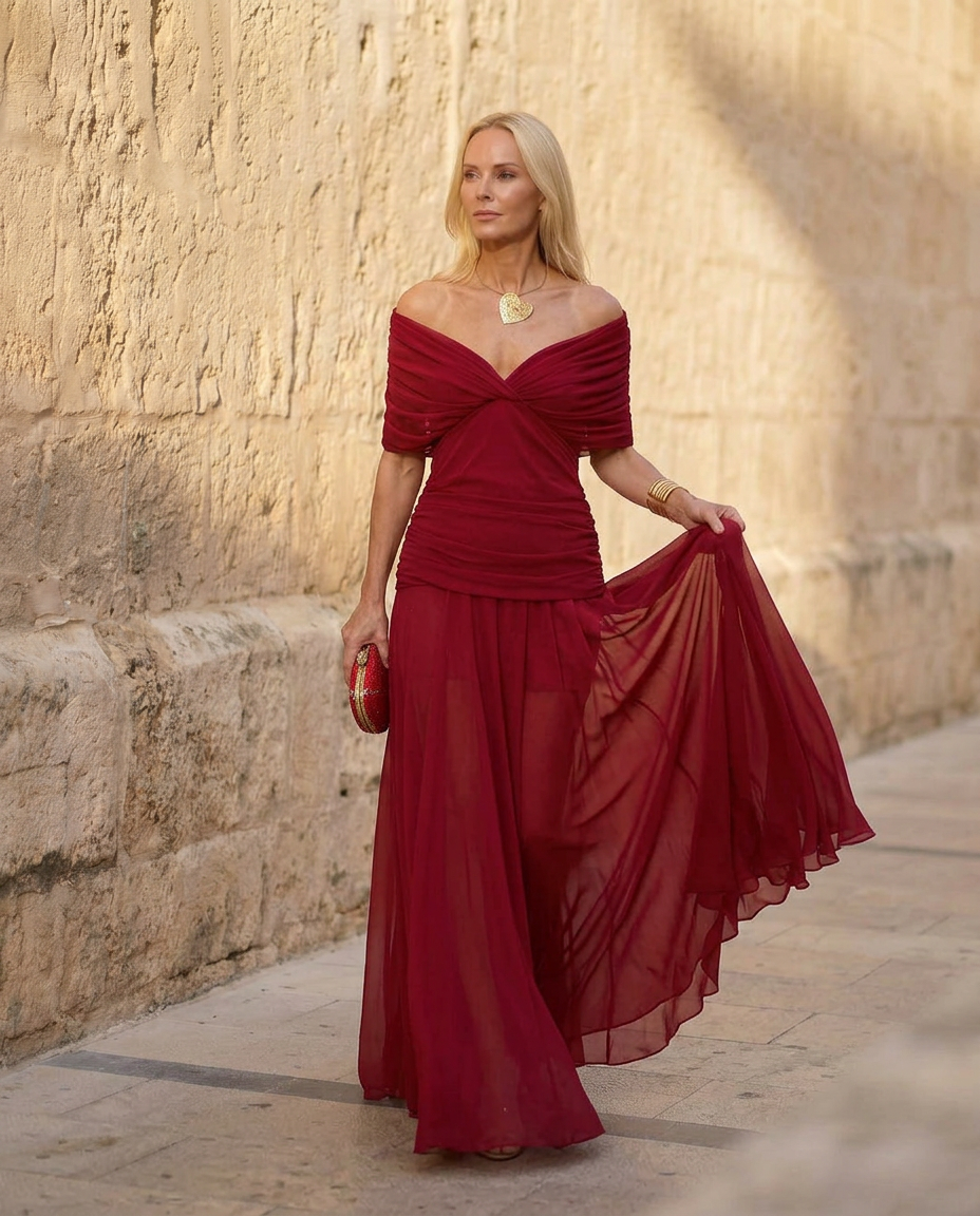Glenna | Silk Maxi Dress