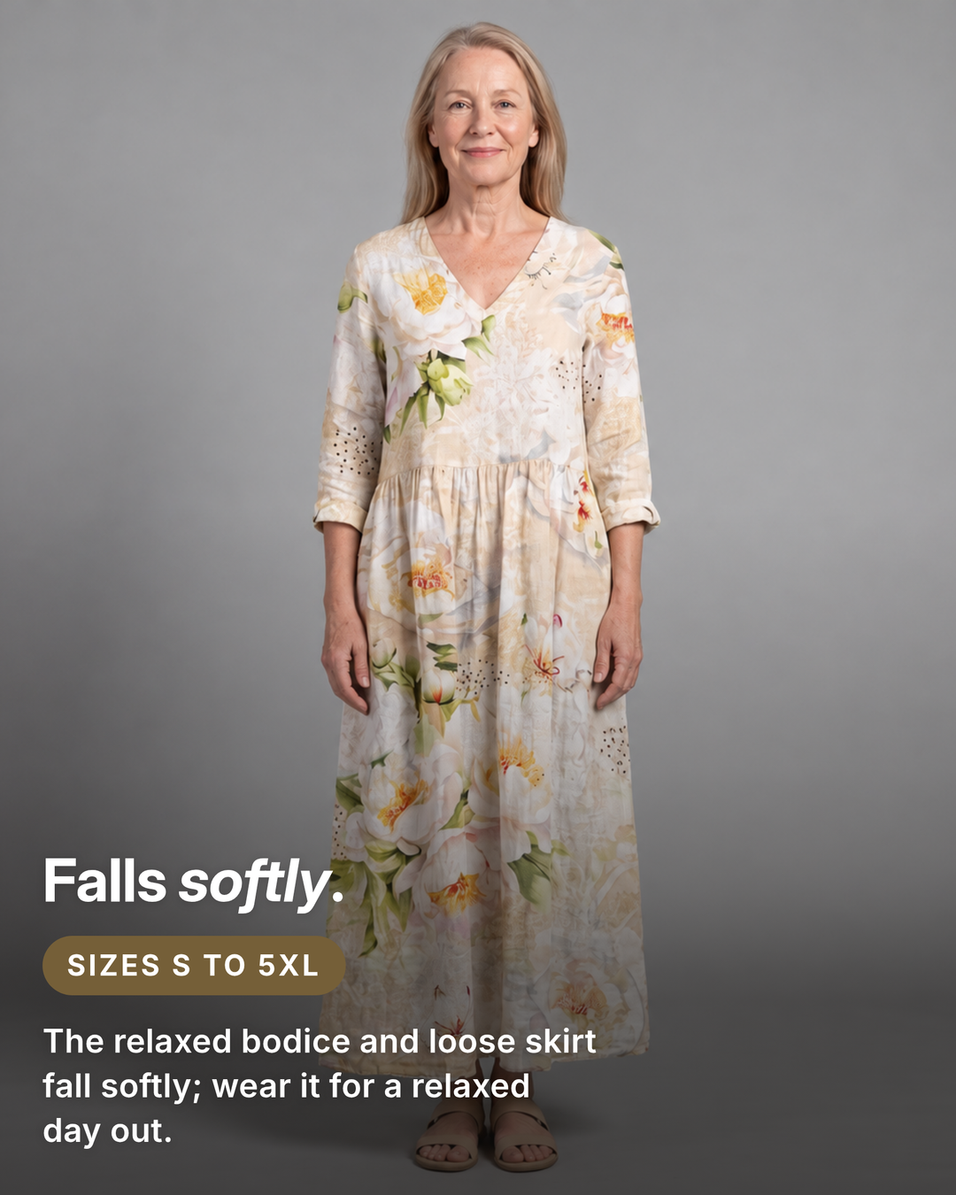 Malenie | Floral Summer Dress fit and sizes