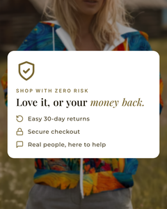 Maria-Grace | Radiant Sunburst Zip Hoodie money-back guarantee