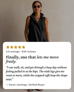 Marlo | Utility Pocket Linen Jumpsuit five star customer review