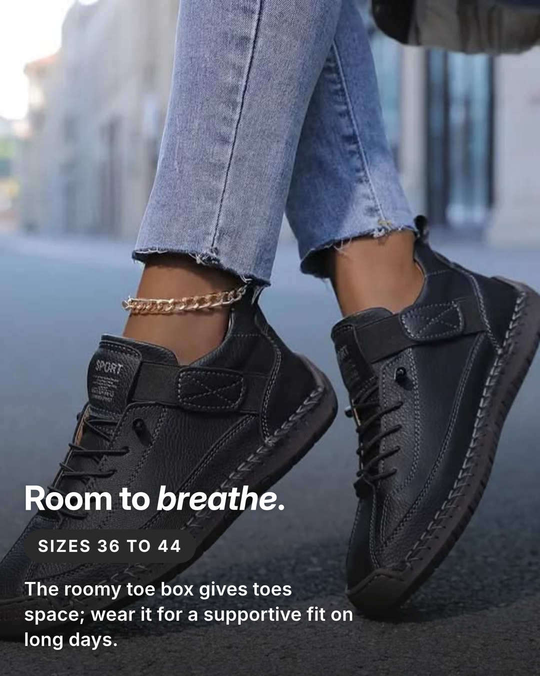 Michele | Lightweight Orthopedic Sneakers fit and sizes