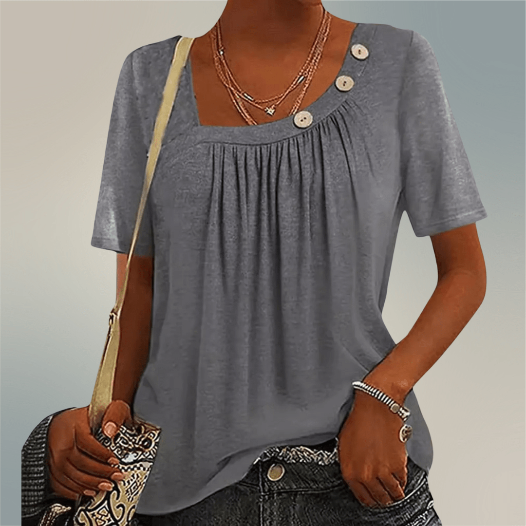 Matilda | Elegant Décolleté Everyday Tee
