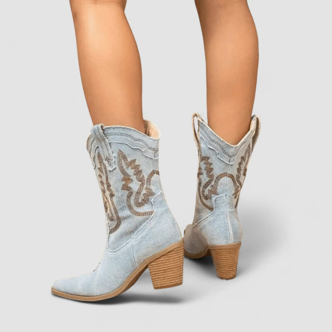 Bertie | Orthopedic Denim Ankle Boots