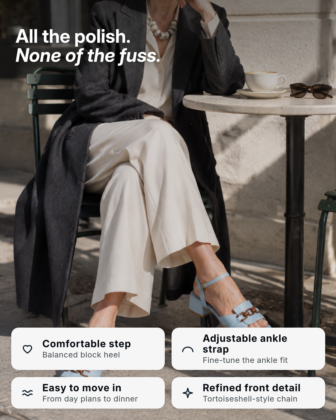 Nan | Elegant Coastline Sandals benefits