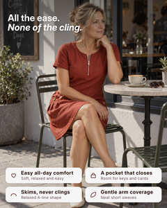 Noeleen | Cotton Zip-Pocket Dress benefits