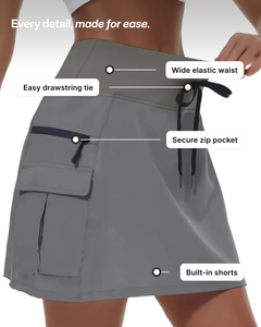 Oceane | Skort With Built-In Shorts details