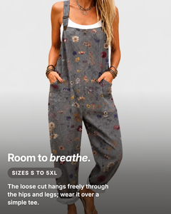Oighrig | Printed Jumpsuit Loose Fit fit and sizes