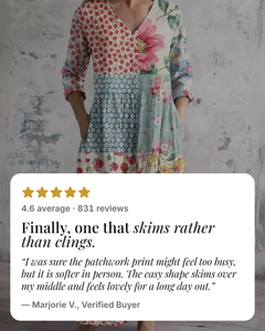 Olivia | Floral Summer Dress five star customer review