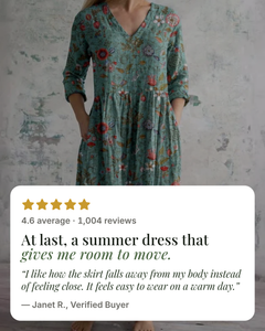 OLIVIA | FLORAL SUMMER DRESS five star customer review