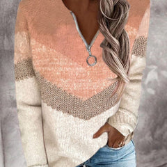 Anastasia | Cozy Half-Zip Pullover