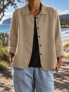 Hailey | Relaxed Button-Front Jacket