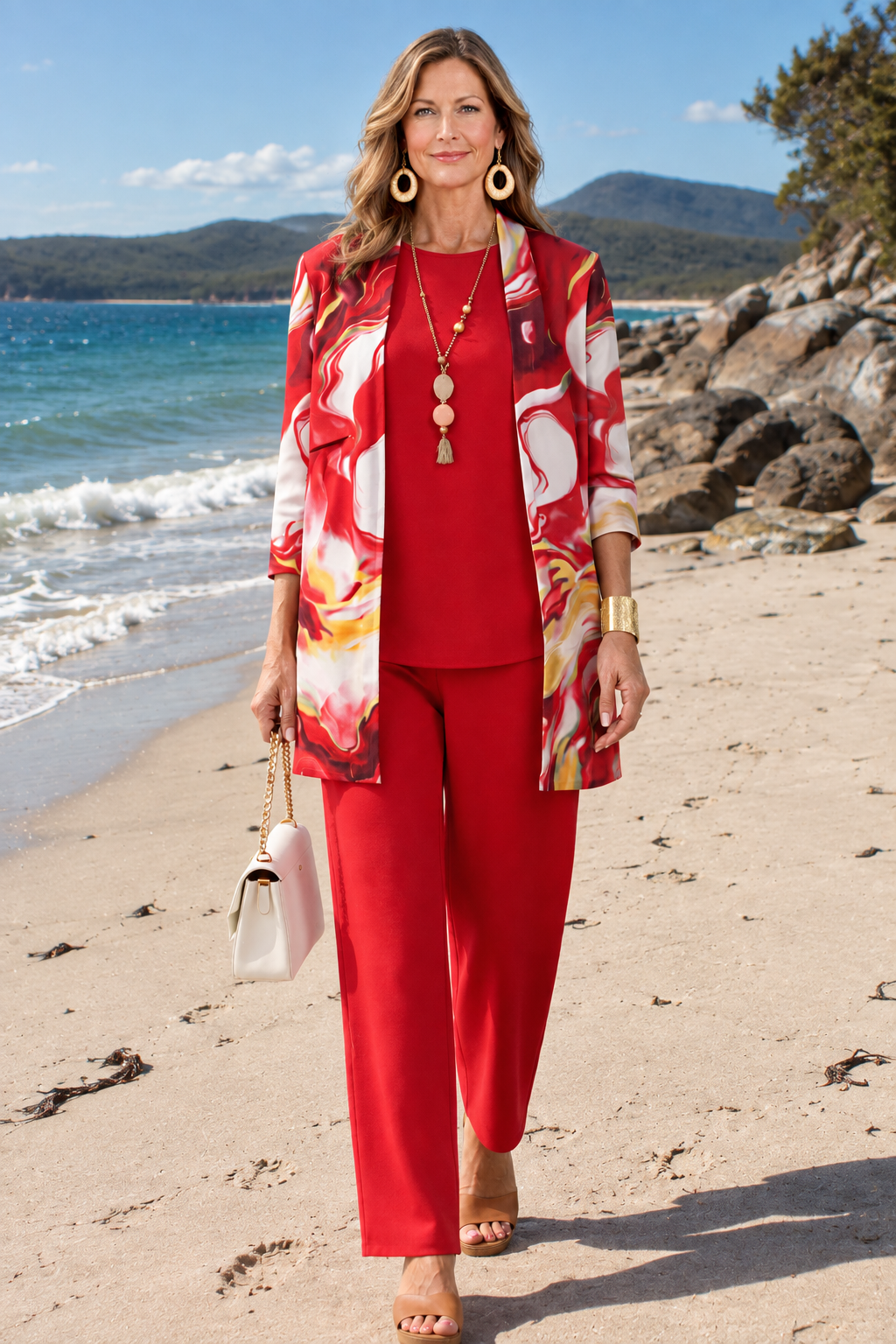 Mallory | Marble Print 3-Piece Set