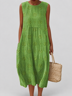 Dasha | Embroidered Midi Dress