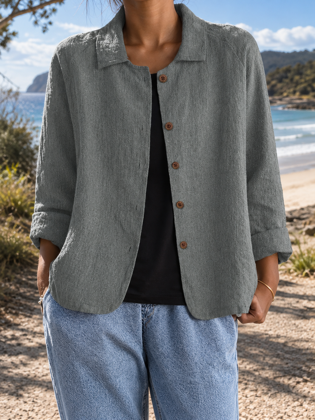 Mariann | Relaxed Collared Jacket
